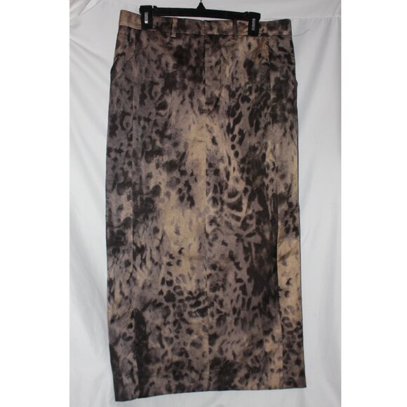 NWT Zara Leopard Print Skirt Size L - Picture 5 of 8